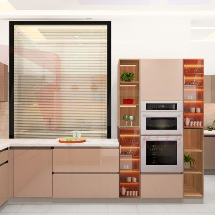 G Shaped Kitchen